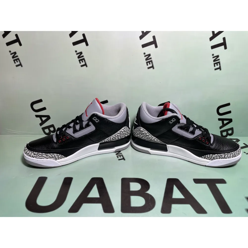 Uabat Jordan 3 Retro Black Cement (2018),854262-001