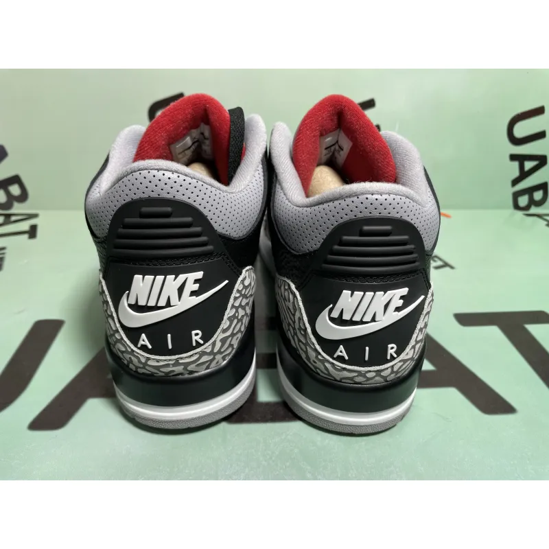 Uabat Jordan 3 Retro Black Cement (2018),854262-001