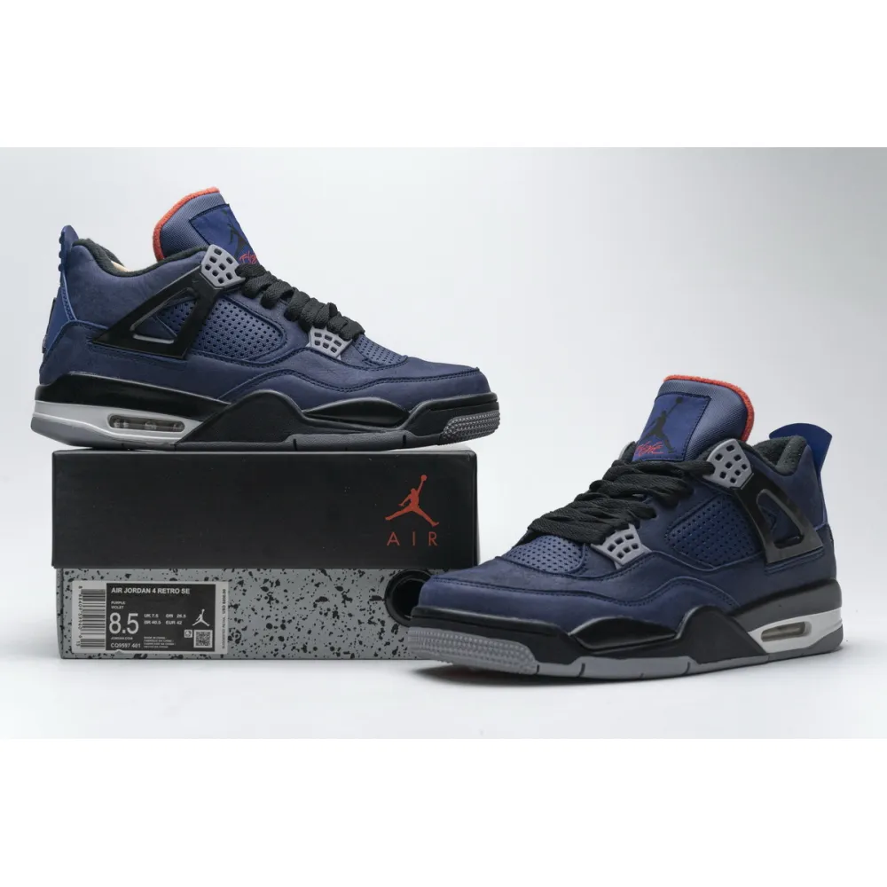 Uabat Jordan 4 Retro Winterized Loyal Blue,CQ9597-401