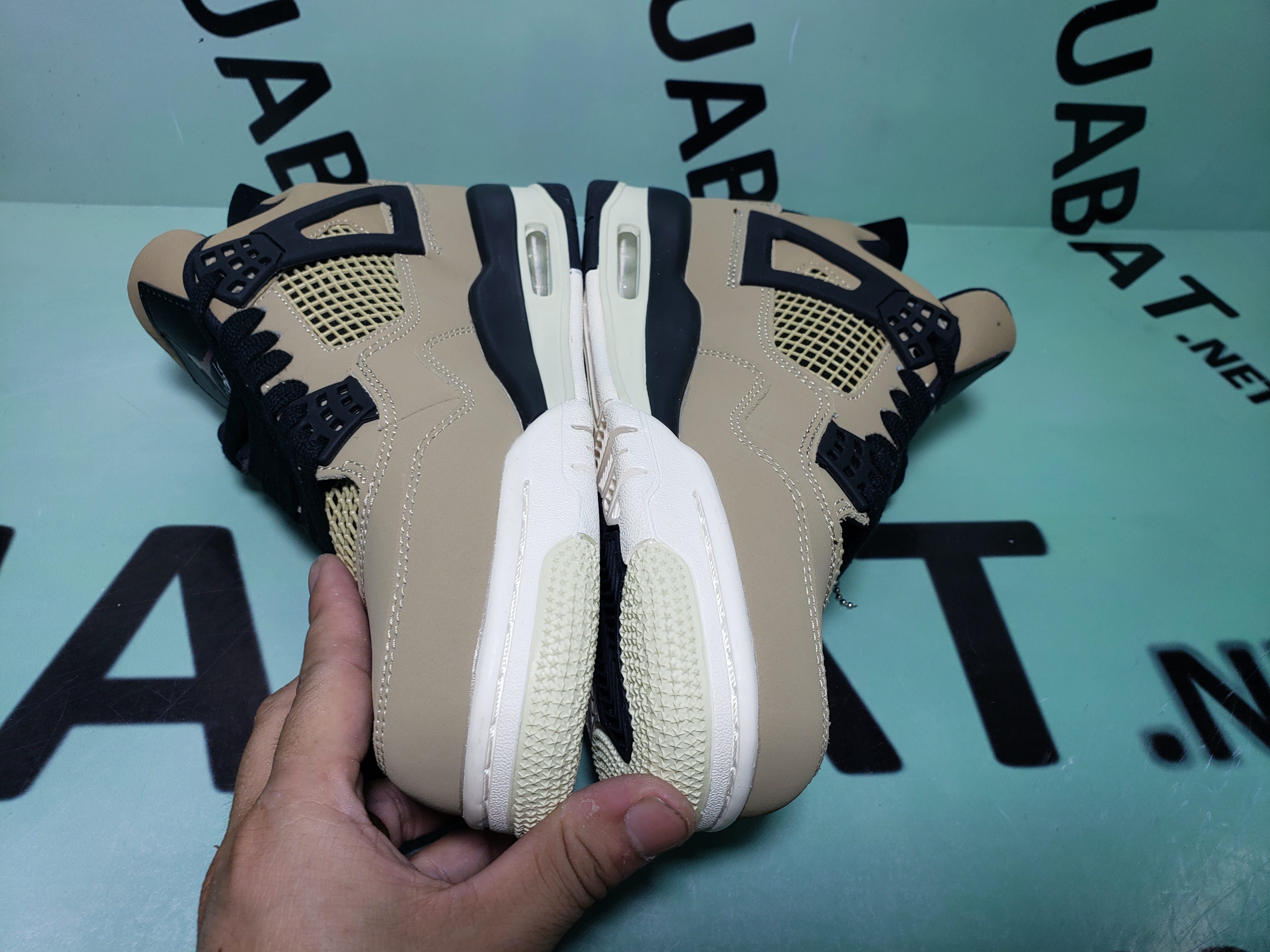 Uabat Jordan 4 Retro Fossil (W),AQ9129-200