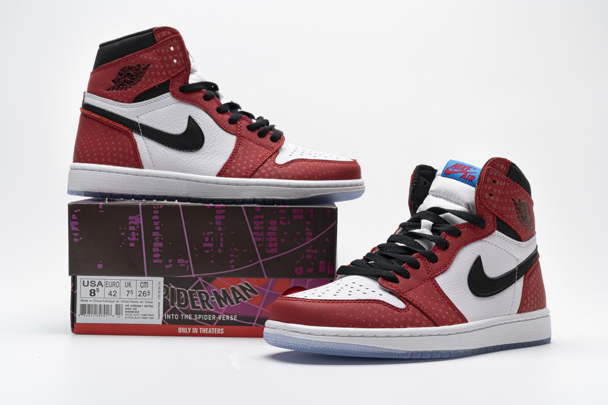 Og Jordan 1 Retro High Spider-Man Origin Story,555088-602
