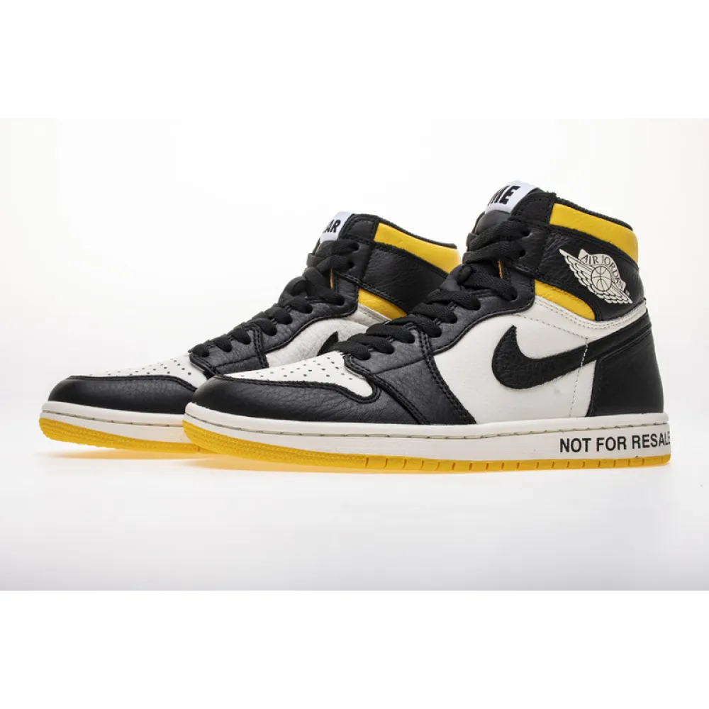 OG Jordan 1 Retro High "Not for Resale" Varsity Maize ,861428-107