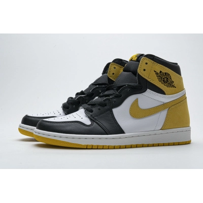 OG Air Jordan 1 Retro High OG Yellow Ochre ,555088-109 02
