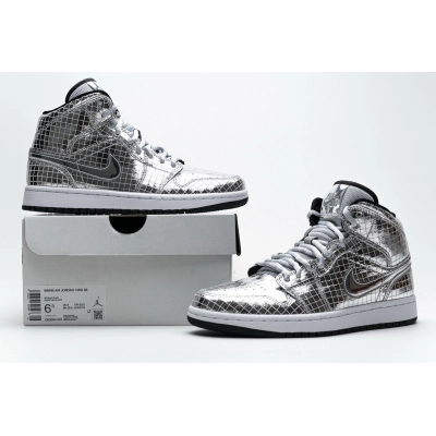 OG Air Jordan 1 Mid Disco Ball ,CU9304-001 01