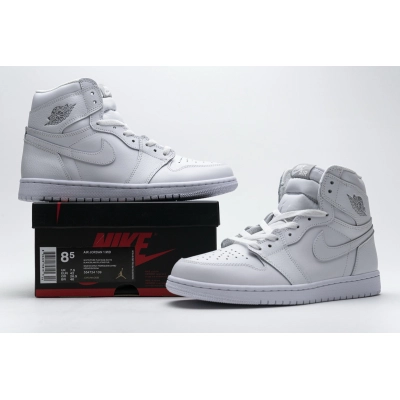 OG Air Jordan 1 Retro Mid GS Pure Platinum,554725-109 01
