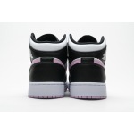 OG Air Jordan 1 Mid White Black Light Arctic Pink,555112-103