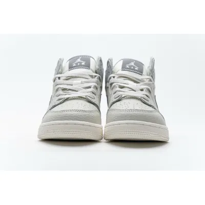 OG AirJordan 1 Mid Light Bone Grey , 582542-003 02