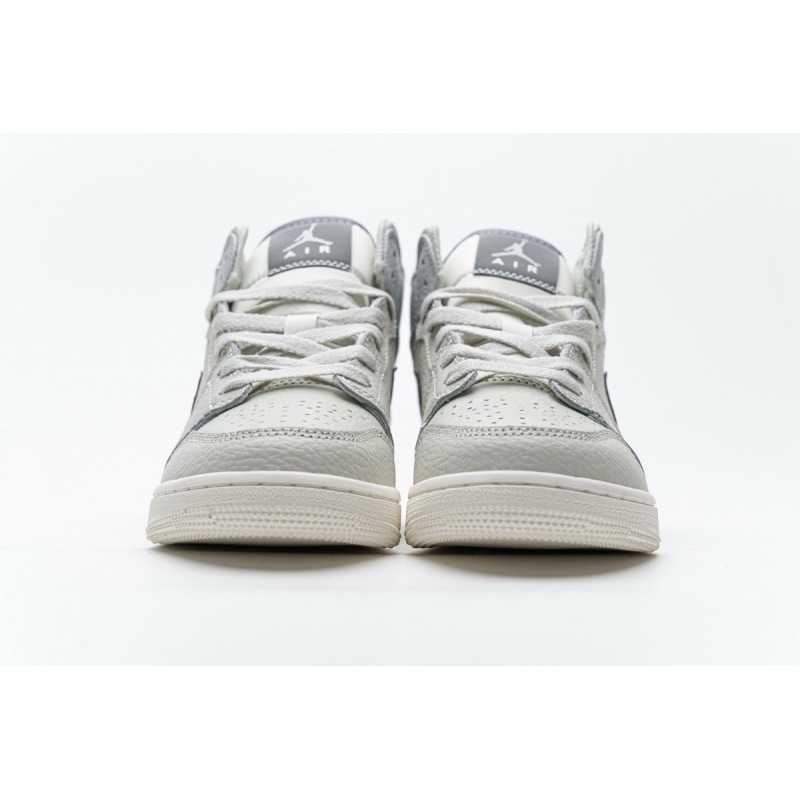 OG AirJordan 1 Mid Light Bone Grey , 582542-003