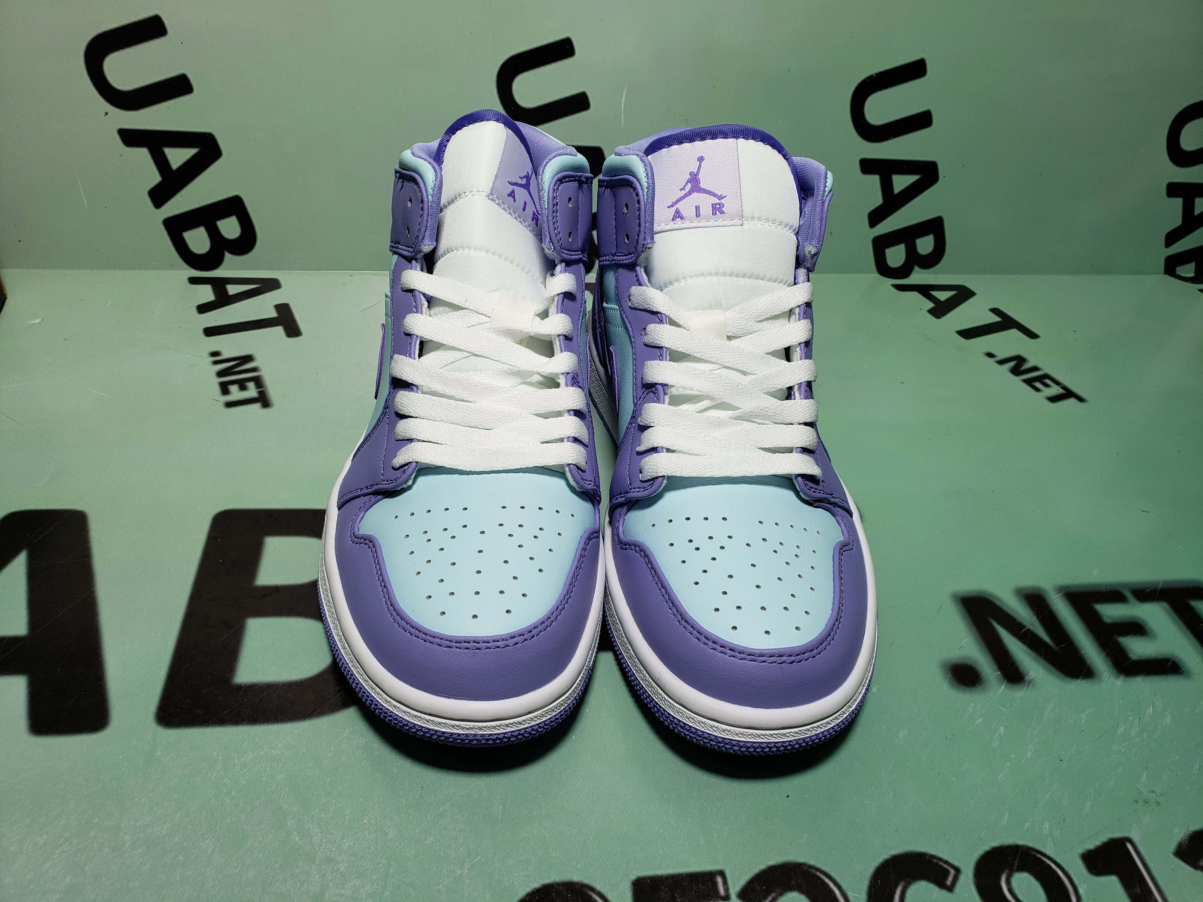 OG AirJordan 1 Mid Purple Aqua (GS) , 554725-500