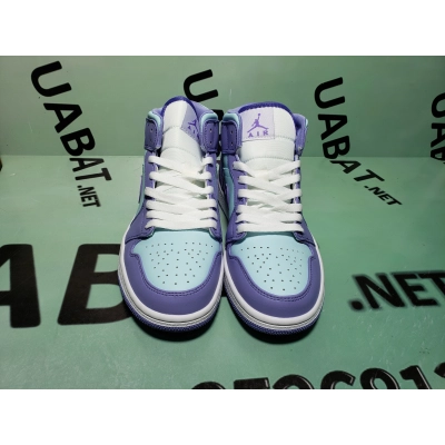 OG AirJordan 1 Mid Purple Aqua (GS) , 554725-500 02