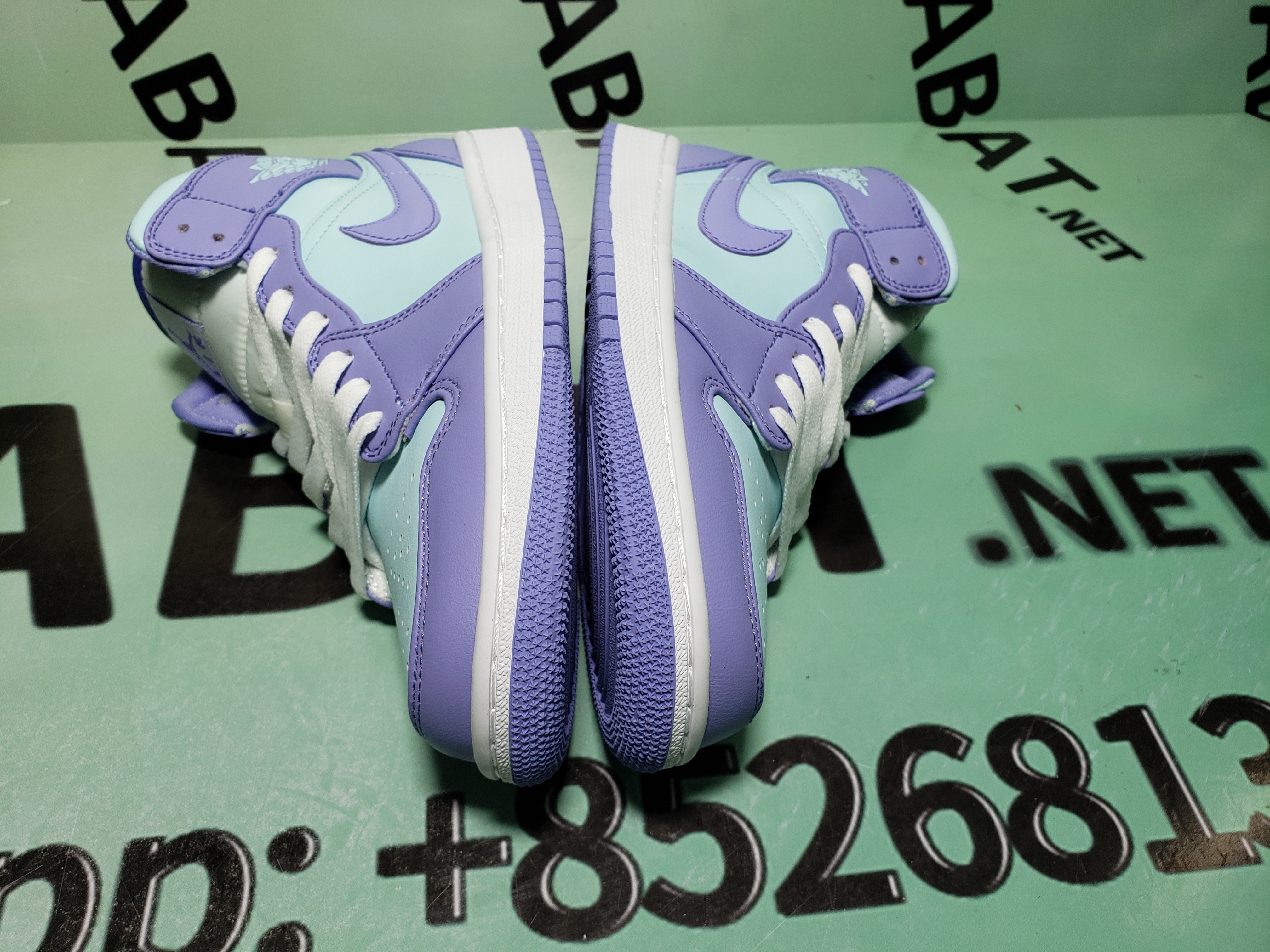 OG AirJordan 1 Mid Purple Aqua (GS) , 554725-500
