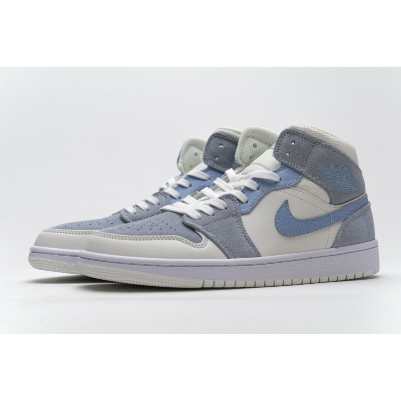 OG AirJordan 1 Mid Mixed Textures Blue , DA4666-100