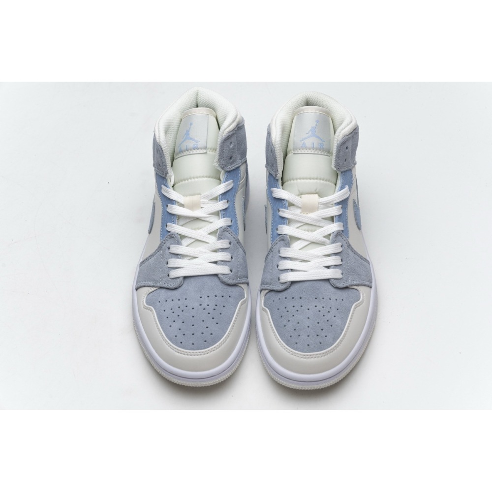 OG AirJordan 1 Mid Mixed Textures Blue , DA4666-100