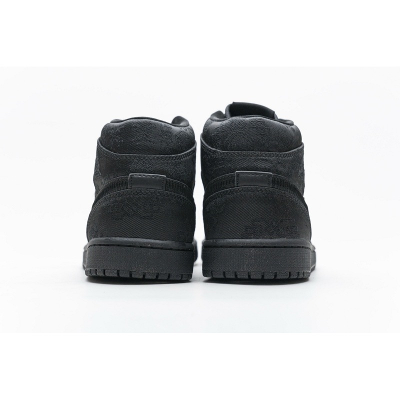 OG Air Jordan 1 Mid SE Fearless Edison Chen Black ,CU2804-300
