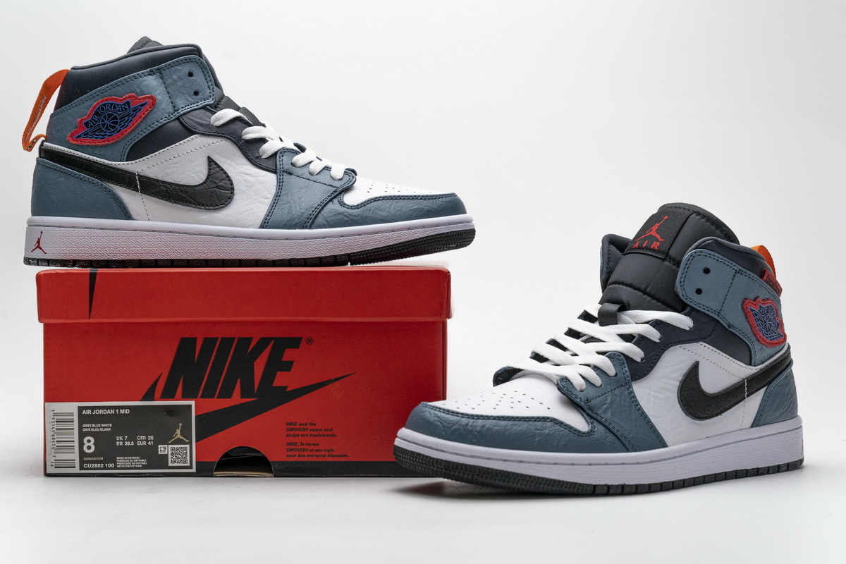 OG Air Jordan 1 Mid Fearless Facetasm , CU2802-100