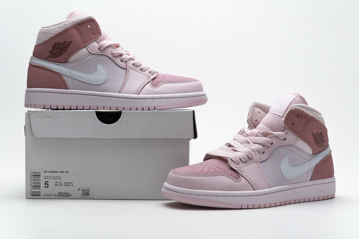 OG Air Jordan 1 Mid Digital Pink (W) , CW5379-600
