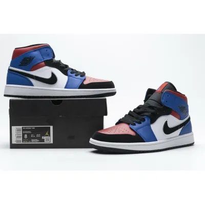 OG Air Jordan 1 Mid Top 3, 554724-124 01