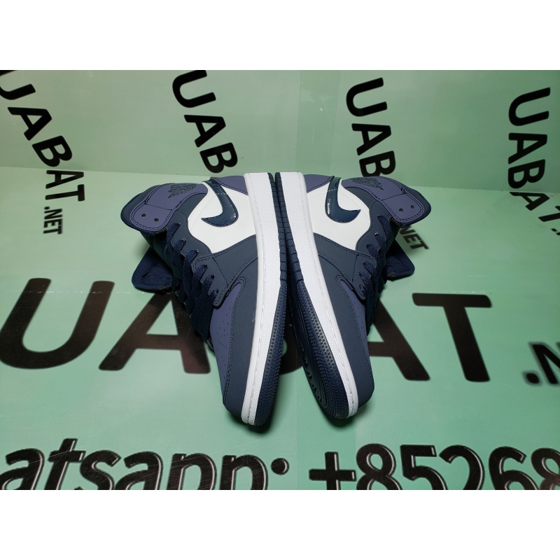OG Air Jordan 1 Mid Obsidian Sanded Purple, 554724-445