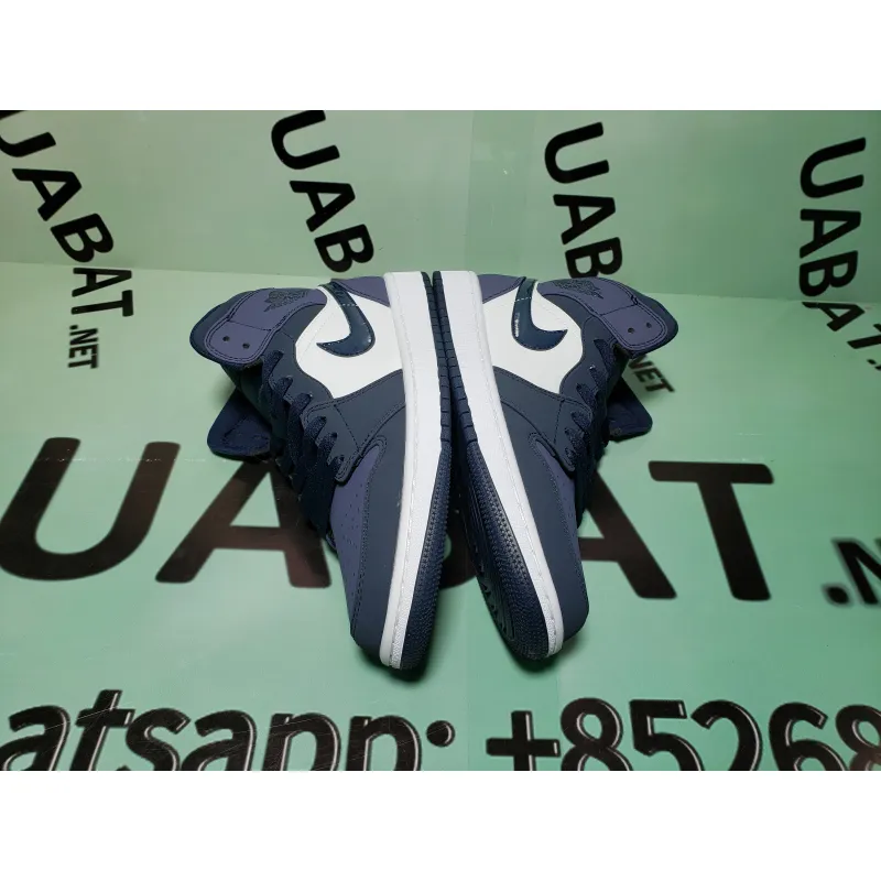 OG Air Jordan 1 Mid Obsidian Sanded Purple, 554724-445
