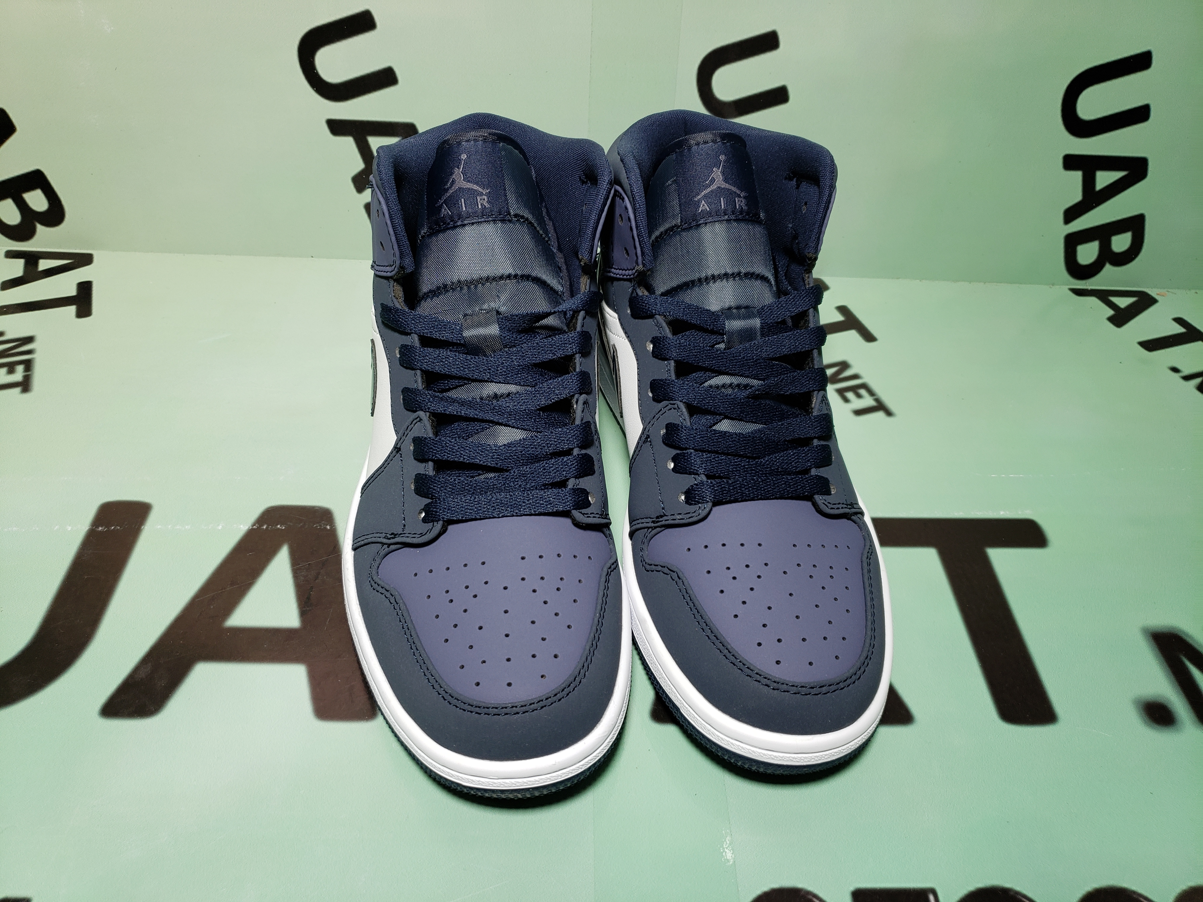 OG Air Jordan 1 Mid Obsidian Sanded Purple, 554724-445