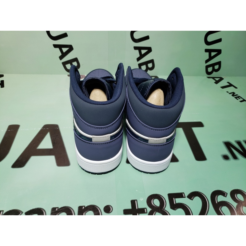 OG Air Jordan 1 Mid Obsidian Sanded Purple, 554724-445