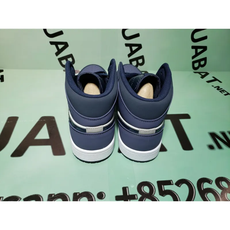 OG Air Jordan 1 Mid Obsidian Sanded Purple, 554724-445