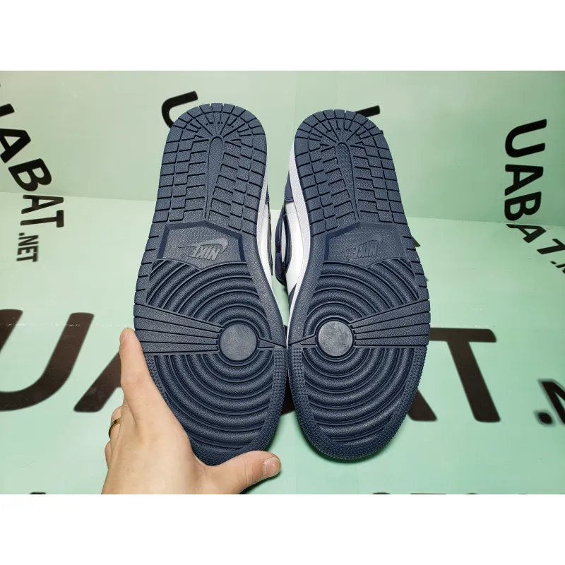 OG Air Jordan 1 Mid Obsidian Sanded Purple, 554724-445