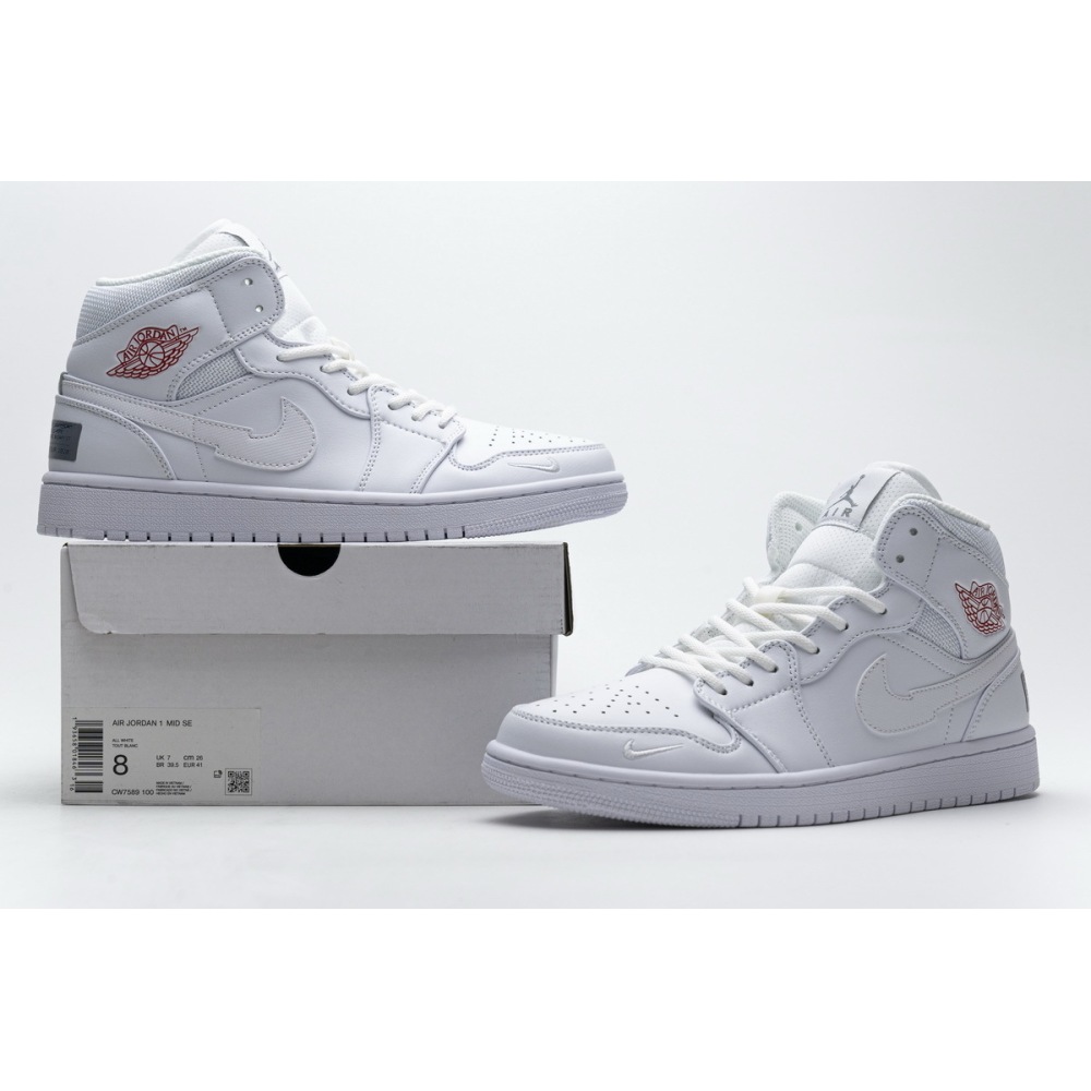 OG Air Jordan 1 Mid SE Nike Swoosh On Tour (2020), CW7589-100
