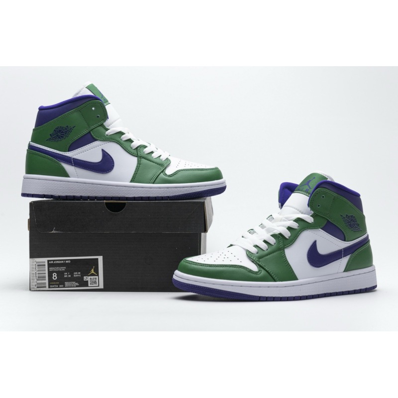 OG Air Jordan 1 Mid Incredible Hulk , 554725-300