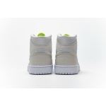 OG Air Jordan 1 Mid Vast Grey Ghost Green (W), CV3018--001