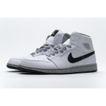 OG Air Jordan 1 Mid White Cement (GS),  554725-115
