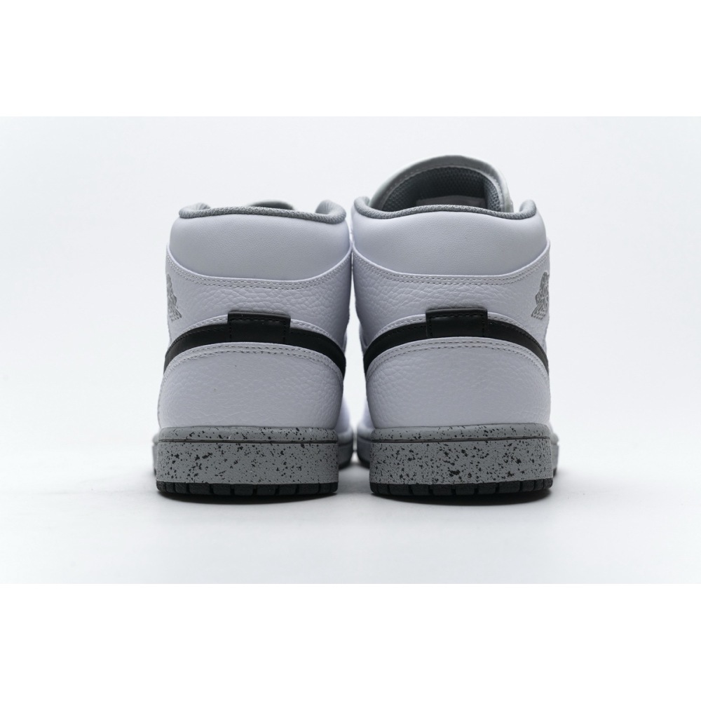 OG Air Jordan 1 Mid White Cement (GS),  554725-115