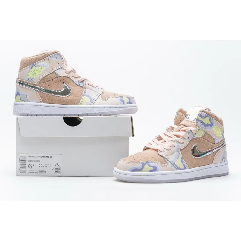 OG Air Jordan 1 Mid SE P(HER)SPECTIVE (W),  CW6008-600