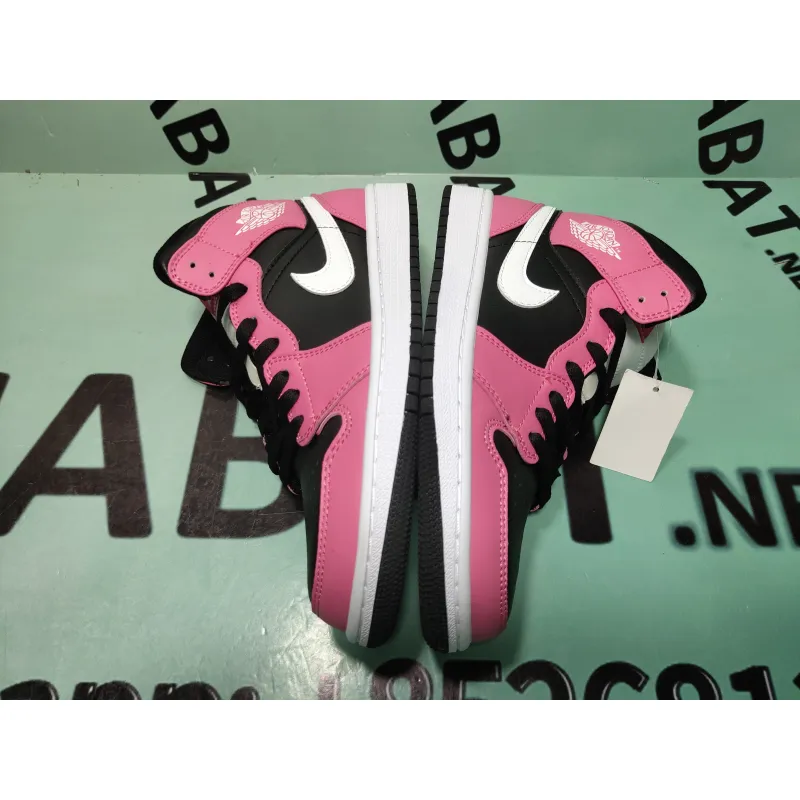 OG Air Jordan 1 Mid Pinksicle (GS),  555112-002