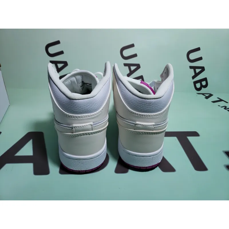 OG Air Jordan 1 Mid SE White Fuchsia Blast,  555112-100