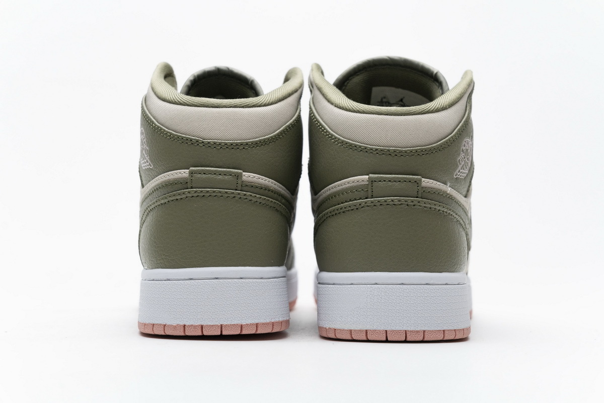 OG Air Jordan 1 Mid Trooper Bleached Coral (GS), 555112-225