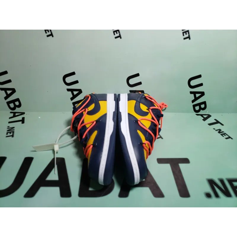 OG Dunk Low Off-White University Gold Midnight Navy,CT0856-700