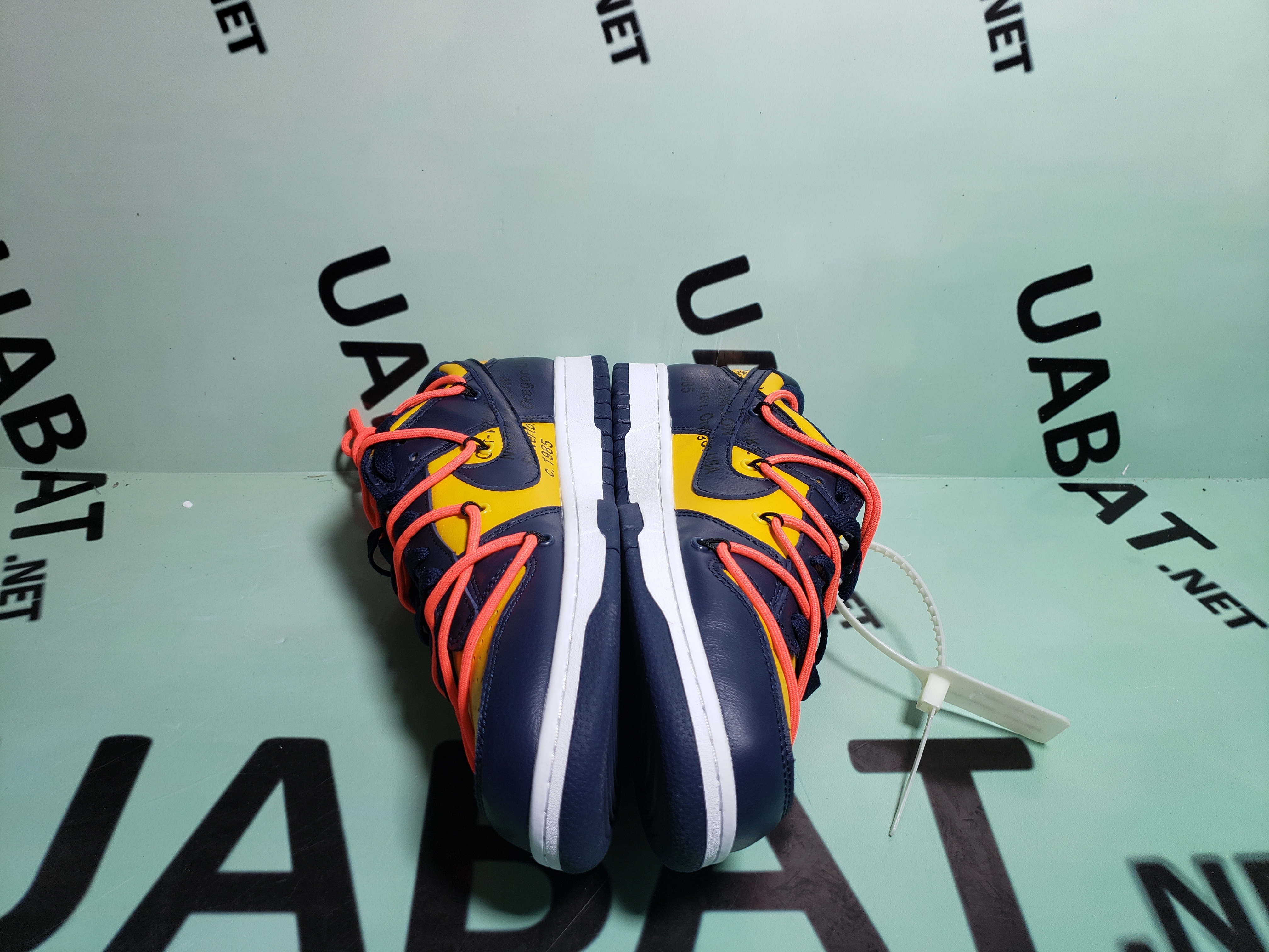 OG Dunk Low Off-White University Gold Midnight Navy,CT0856-700