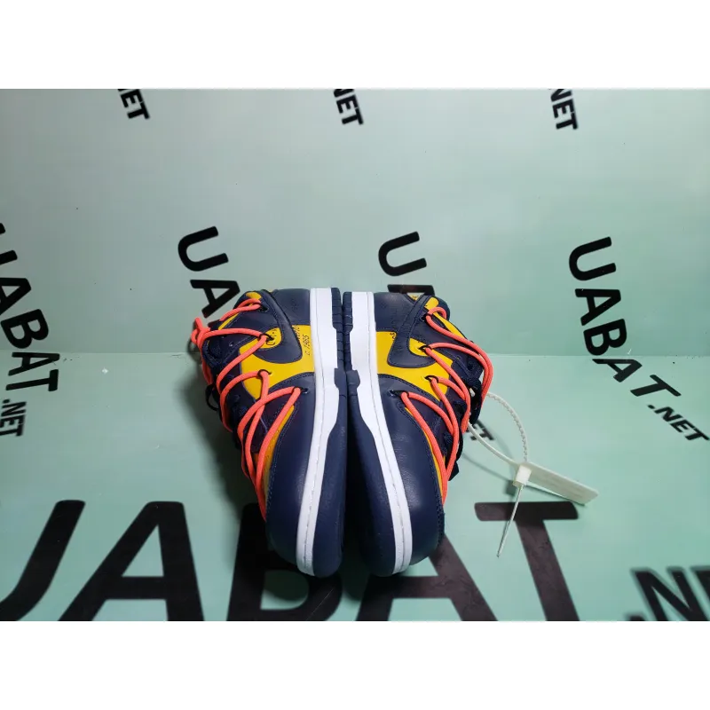 OG Dunk Low Off-White University Gold Midnight Navy,CT0856-700