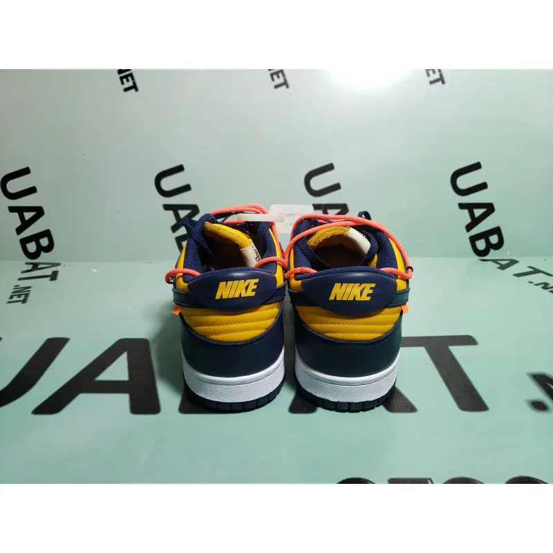 OG Dunk Low Off-White University Gold Midnight Navy,CT0856-700