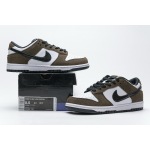 Uabat SB Dunk Low White Black Trail End Brown, 304292-102