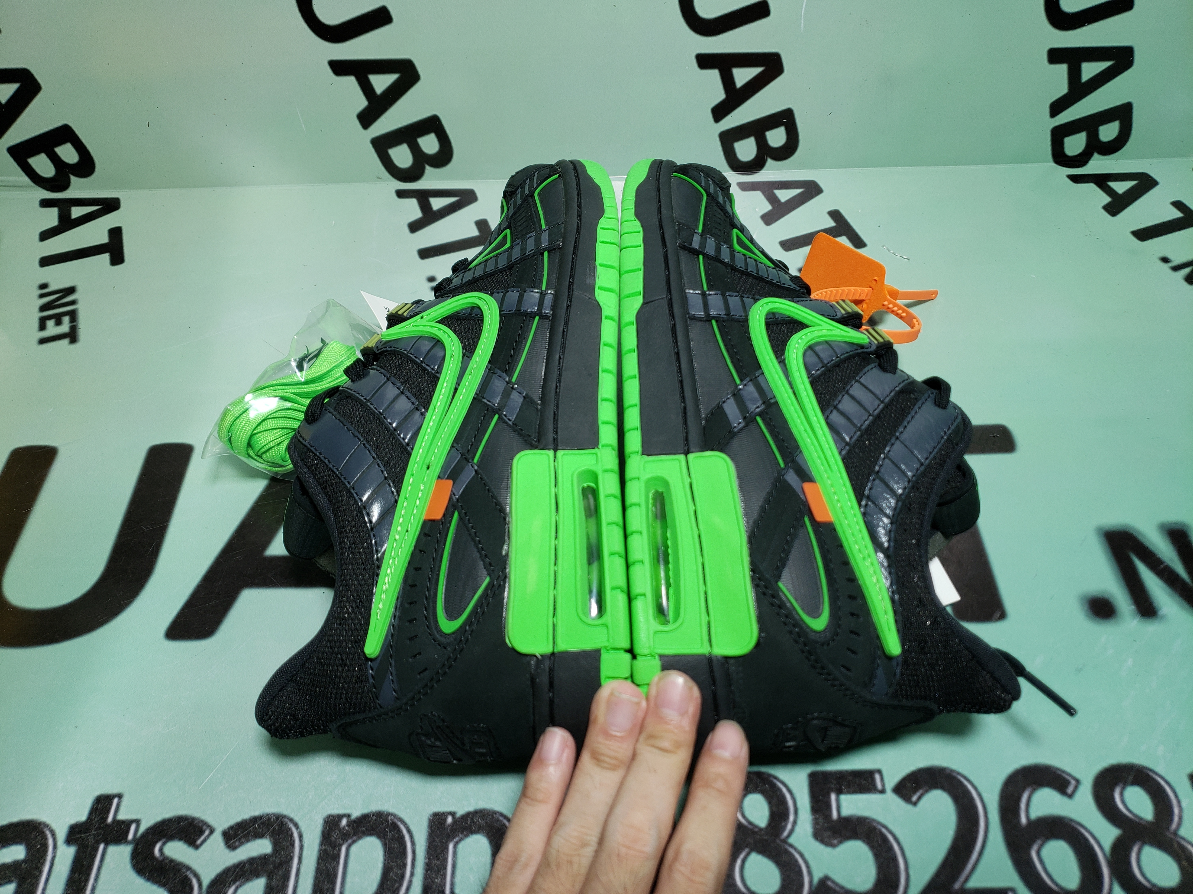 Uabat Air Rubber Dunk Off-White Green Strike,CU6015-001