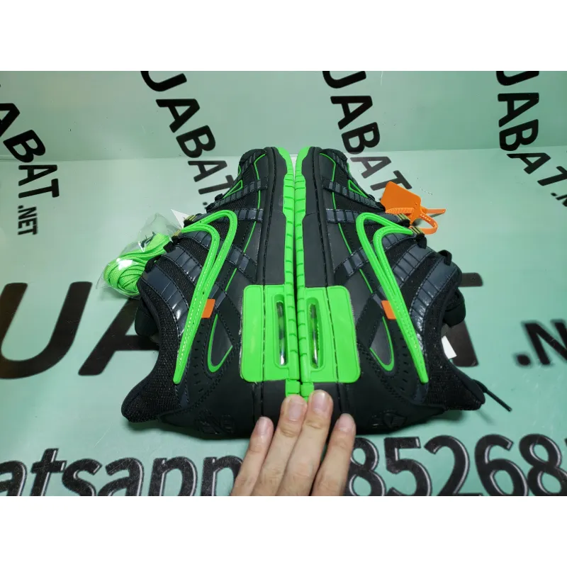 Uabat Air Rubber Dunk Off-White Green Strike,CU6015-001