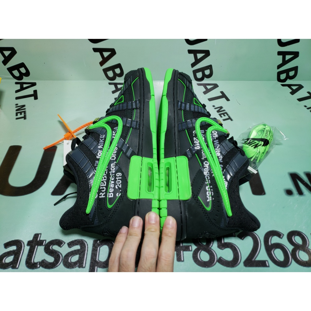 Uabat Air Rubber Dunk Off-White Green Strike,CU6015-001