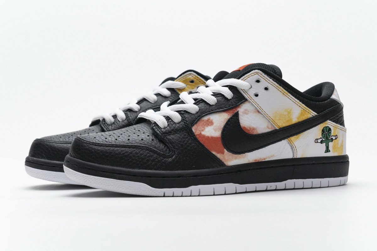 Uabat SB Dunk Low Raygun Tie-Dye Black ,BQ6832-001