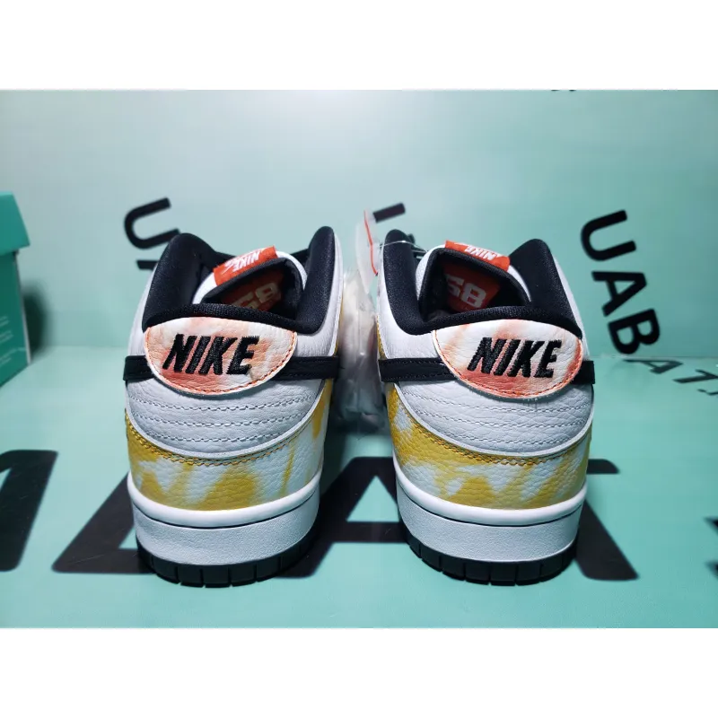 Uabat SB Dunk Low Raygun Tie-Dye White ,BQ6832-101
