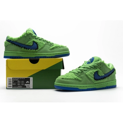 Uabat SB Dunk Low Grateful Dead Bears Green ,CJ5378-300 01