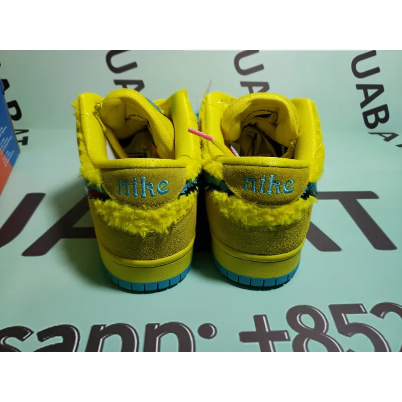 Uabat SB Dunk Low Grateful Dead Bears Opti Yellow ,CJ5378-700