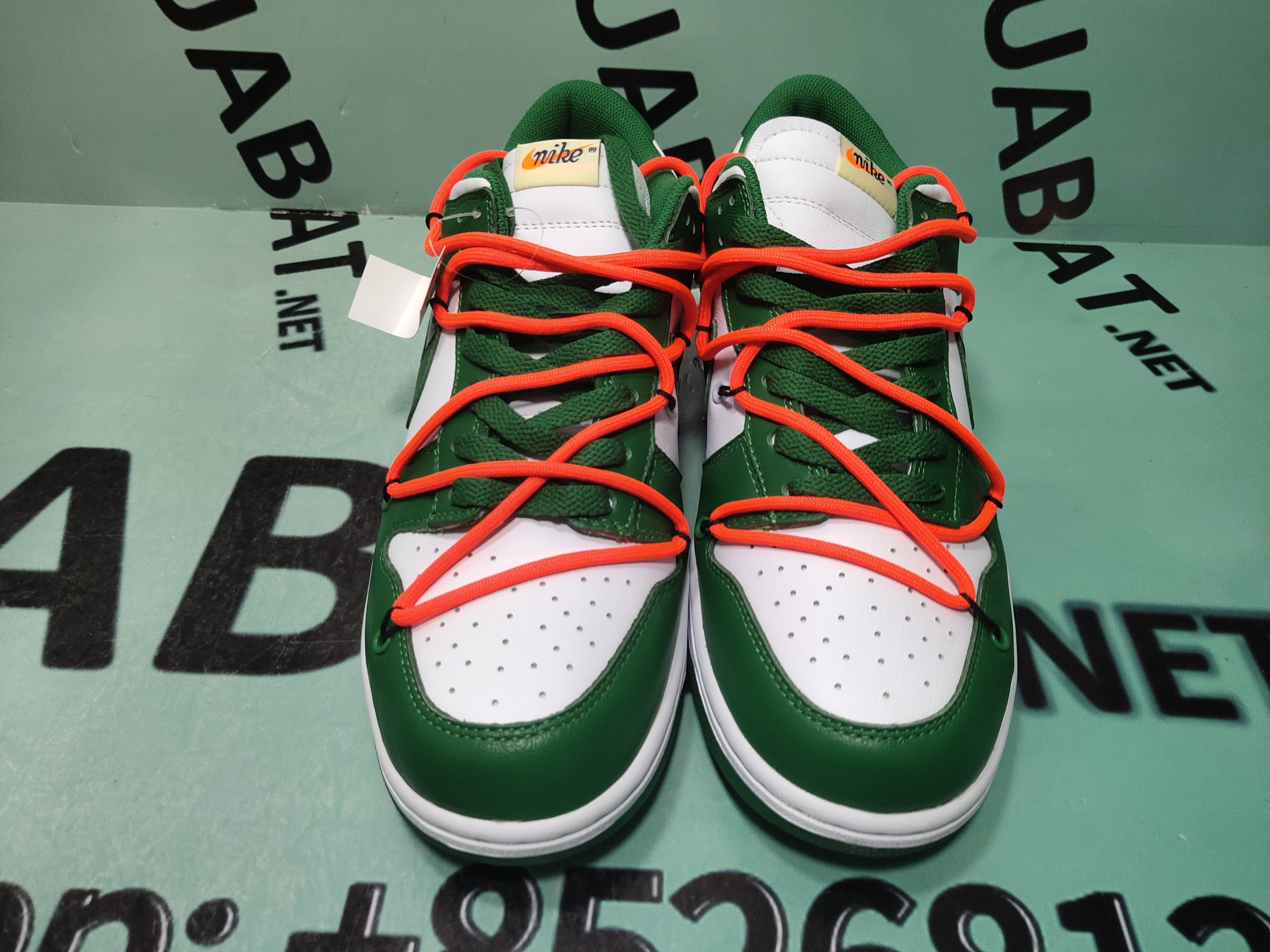 Uabat SB Dunk Low Off-White Pine Green ,CT0856-100
