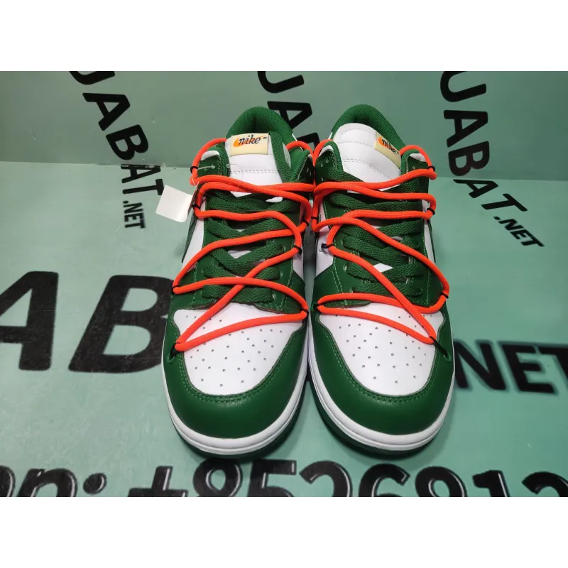 Uabat SB Dunk Low Off-White Pine Green ,CT0856-100